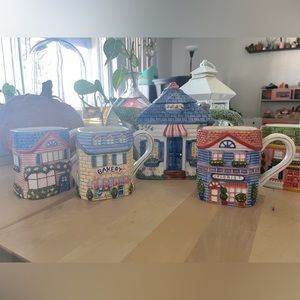 Vintage Avon spice village tea set
